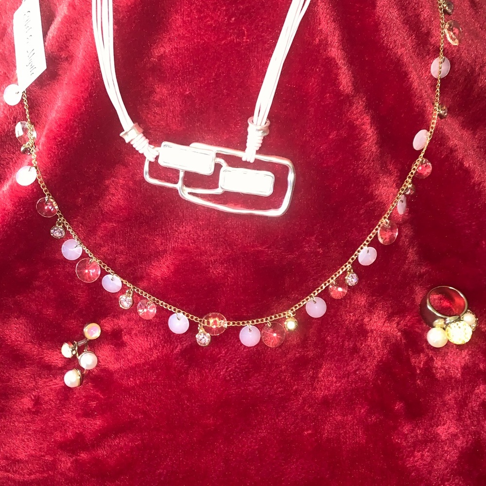 Soft Water Crystal Jewelry Set